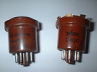 T80c Vector Lot Vintage Pin Test Socket Adapter Box