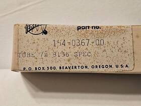 Tektronix 154-0367-00 Vintage 7m 8136 Ge 6dk6 Sharp Cutoff Pentode Tube Nos Box