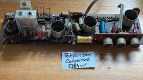 Telefunken 5384w Concertino Main Pcb Tube Radio Board -tested