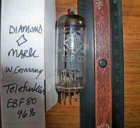 Ebf-80 Telefunken Strong Ebf 80 Tube - Diamond Mark