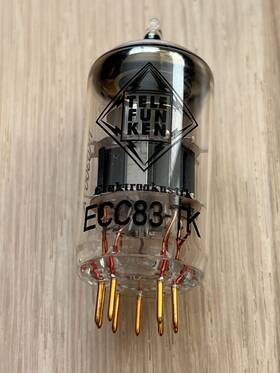 Ecc83-tk Telefunken 12ax7 Ecc83-tk/12ax7 Black Diamond Series Vacuum Tube