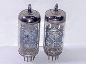 Cv5092 Telefunken Ef800 Low Noise Tubes Platinum Matched Pair Tested
