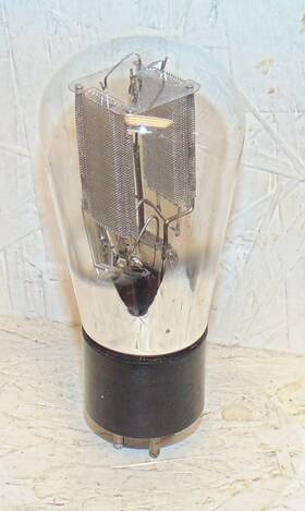 Rgn380 Telefunken Nos Tube Mesh Plates Type 80 - 280 Foil Getter Very Rare Valve