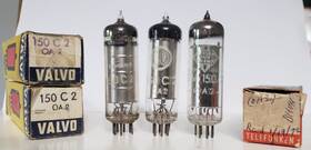 Stv150 Telefunken Lot Of 3 X 0a2 Oa2 150c1 /30 Stv150/30 Valvo And Siemens Tubes