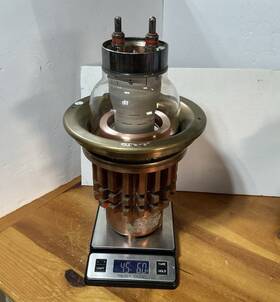 Th-477 Thomson Cfs Thales Thomson-csf 50 000 Watt Radio Tube Transmitter Vapor Cooled Triode