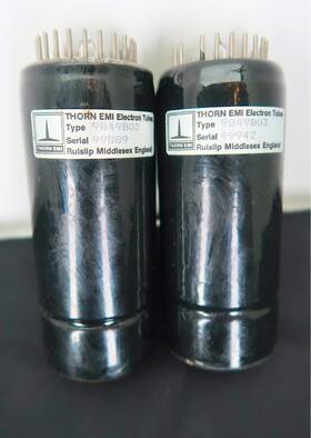 9849b03 Thorn Emi Electronics Lot Of 2 Used Electron Tubes Photomultiplier Light Detection