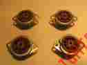 Ts103p02 9 Pin Tube Socket Chassis Mount Nos Lot Of 4