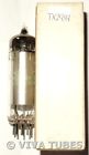 Jhs-0a2 Tube Nib Top Sylvania 100 Nos Plate Usa Vacuum Silver Oa2