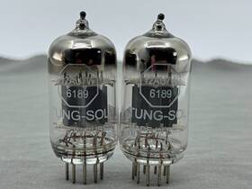 Tung-sol 12au7w 2 Tung-sol 6189 Reissue Tubes Made In Russia Tests New Amplitrex