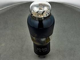 Jan-6a3 Tung-sol 1 Black Glass Mil Spec Power Tube Tests Strong On Tv-7u