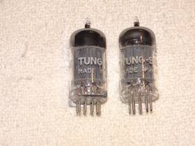 Jtl-12au7 Tung-sol 2 X 12au7 Jtl Tubes Very Strong Matched Pair 1956 Military Specs #8