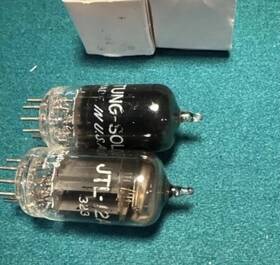 Jtl-12au7a Tung-sol Vintage 1950 S 1960 Vacuum Tube Pair