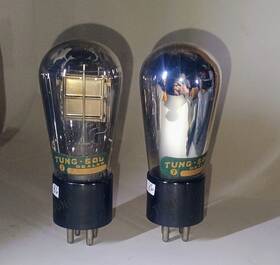 Ts-226 Tung-sol Vtg Tested Good Match Pr Amplifier Audio Globe Vacuum Tube