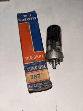 Ts7n7 Tung-sol Vintage 7n7 Vacuum Tube Untested