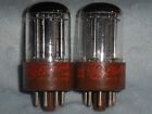6sn7 Tv7 Dc 62-04 Ge Lot 2 Plates Tubes Black 5692 Tested Nos Premium
