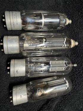 371vt-166 United 4 Large Electronics Vintage Nos Power Tubes 311ct And More