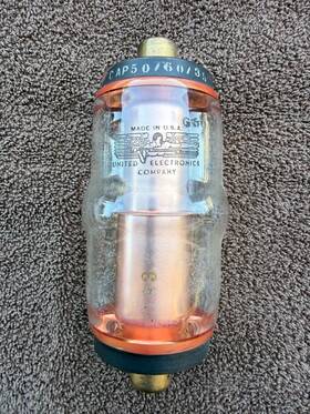 United Electronics G183 Vintage Vacuum Capacitor Cap50/60/35