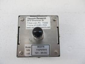 902376 Vacuum Research Pirani Guage 1 To 2000 Mtorr / 0-10 Vdc
