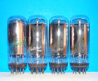 6dw4b Vacuum Tested Vintage Ge Electronic 6cj3 Radio Valves 4 Amplifier Tubes