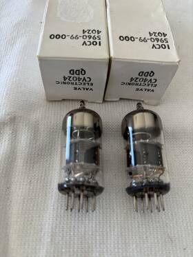 5960-99-000 Valve Two I0cv 4024 Electronic Vacuum Tubes
