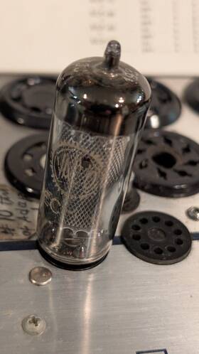 Ech-81 Valvo Vacuum Tube Tested Good