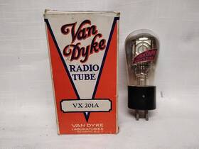 Vx-201-a Van Dyke Vx 201a Radio Tube Detector And Amplifier 8/30/1927 Tested Original Box