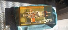 Va262 Varian Klystron Va 262 Tube Cutaway Sealed In Lucite With Sleeve
