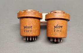 T12c Vector Rare Tv/console Tube Test Kit 12-pin Compactron 9-pin Novar Adapter