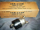 Vt-234 Hy114b Tube 1944 Army 114b U.. Navy Jan Hytron Vintage Rare Vacuum