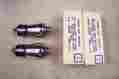 Vt-94a Tung Sol 2 New Tall Glass Sol-usa 6j5g Matching Date Pair 6j5 6j5gt Eq