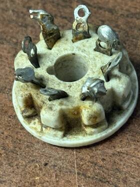 Watkins-johnson Octalpl-8 Premium Ceramic Octal Tube 8 Pin Socket Pl-8