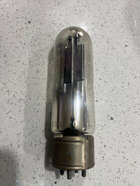 214-e Western Electric Vintage Rare Large 7.5 Inch Vacuum Tube Untested Bj2