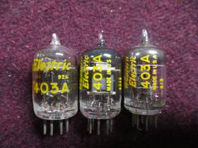 403a-6ak5 Western Electric 3 403a 6ak5 Tubes. Amplitrex Test 90% 94% Gm
