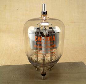 Cw-701a Western Electric Vintage Ham Radio Radar Transmitter Desk Display Tube