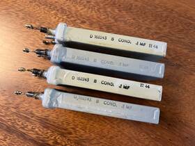 D-162243-b Western Electric D-162243b 4 Tube Era Cond Capacitors .1 Mf Uf 600v