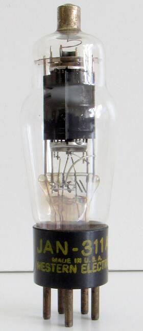 Jan-311a Western Electric Rare Jan - 311a Vacuum Coke Bottle Glass Tube Free Shipping