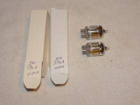 Jw-2c51-396a Western Electric 2 X 5670 Tubes Black Plates 1955 Matched 6% #r9
