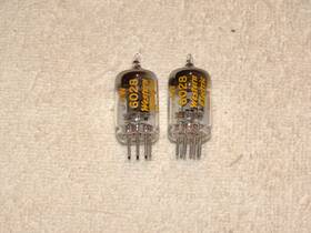 Jw-6028-408a Western Electric 2 - Tubes Very Strong Matched Pair Mil Spec#19