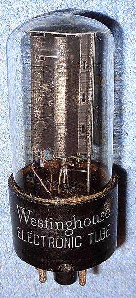 Westinghouse 5y4-gt 1 Vacuum Tube - 1957 Rectifier For Vintage Am Radios