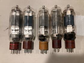 Cl-814 Westinghouse 5pcs Vintage Hf Pentode Transmitting Audio Vacum Tubes Rca