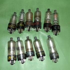 1g3gt-1bg3t Westinghouse Ge Rca Zenith Philco Admiral 1g3gt 1bg3t Electronic Vacuum Tube Untested Lot 11 Vintage