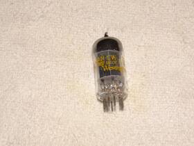 Jan-cwl-12au7a Westinghouse 1 X Jan-cwl-12au7 Tube Very Strong Test Black Plates D Mil Specs #7