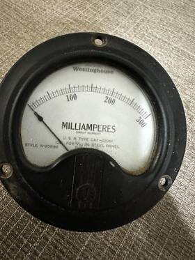 N-909168 Westinghouse Vintage Milliamperes Style