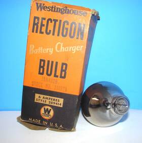 289414 Westinghouse Rectigon Battery Charger Bulb Jan 4b28 Style 6 Amperes