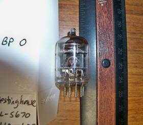 Wl-5670 Westinghouse Strong Black Plate O Getter Tube - 110/100