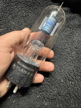 Wl-579-b Westinghouse Tube Vintage New Old Stock Untested