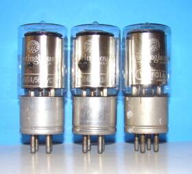 Wl-6014 Westinghouse No Type 5683 C1k 3 Audio Radio Vacuum Tubes Valve Display
