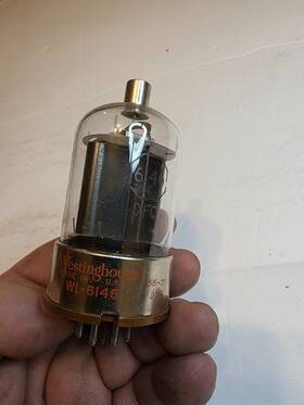 Wl-6146 Westinghouse Tube. Not Tested And No Box