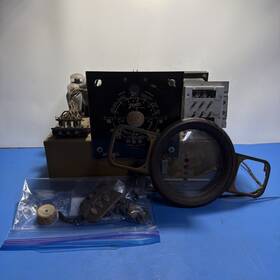 Zenith 10-s-470 Vintage Tube Radio Chassis 1940 Parts Repair Untested