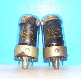 1232-7g7 Zenith 1232 7g7 Loctal Transoceanic Vacuum Tubes 2 Valves Radio Amplifier Tested